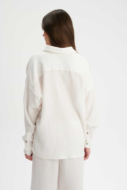 meer. NECK SLIT SHEER TOP メーア　黒 NECK SLIT SHEER TOP /CHARCOAL A536 - MEER.