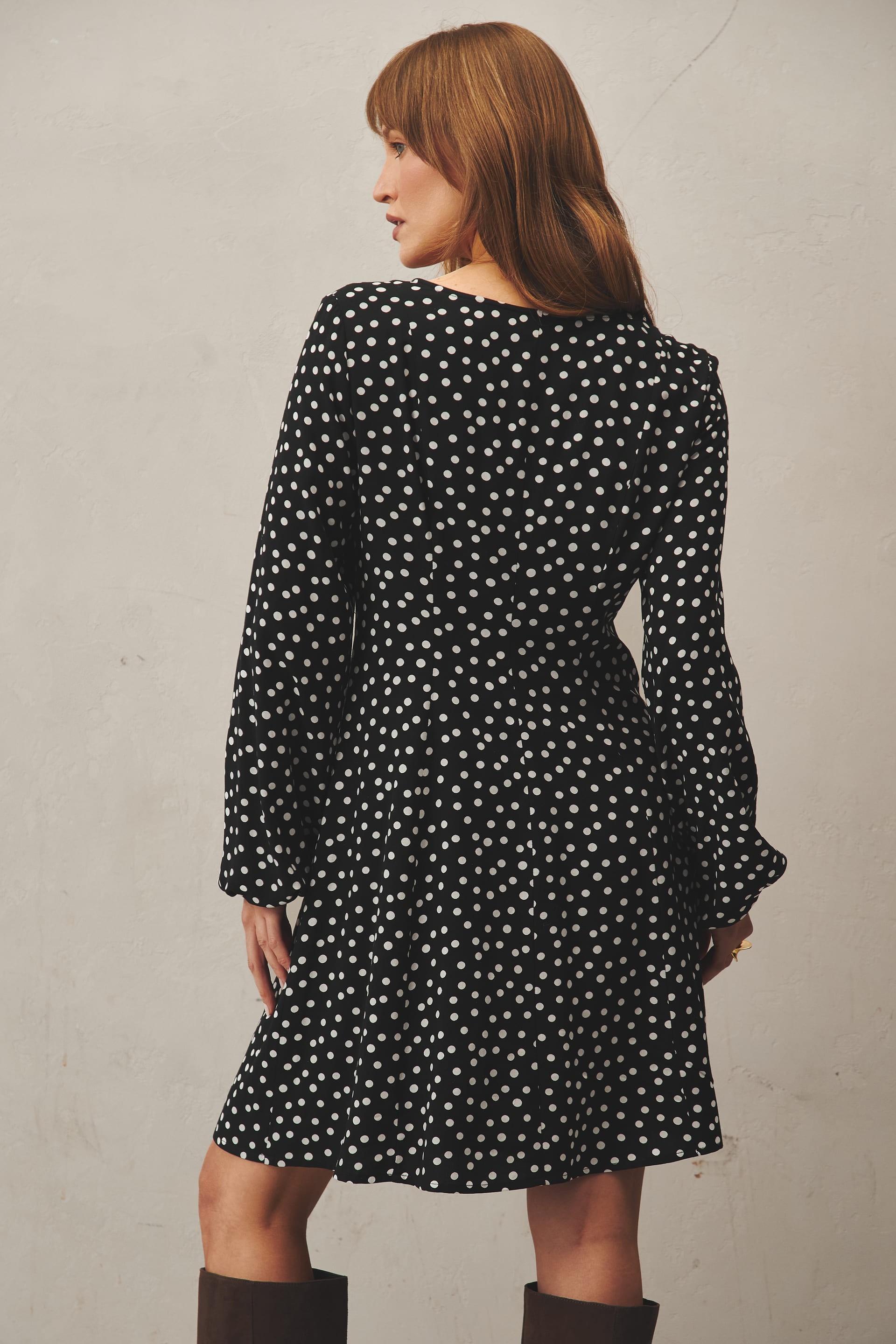 thin brown belt for dress RAVENNA MINI DRESS IN SKY BLUE JERSEY – DE LA VALI OFFICIAL main image 0
