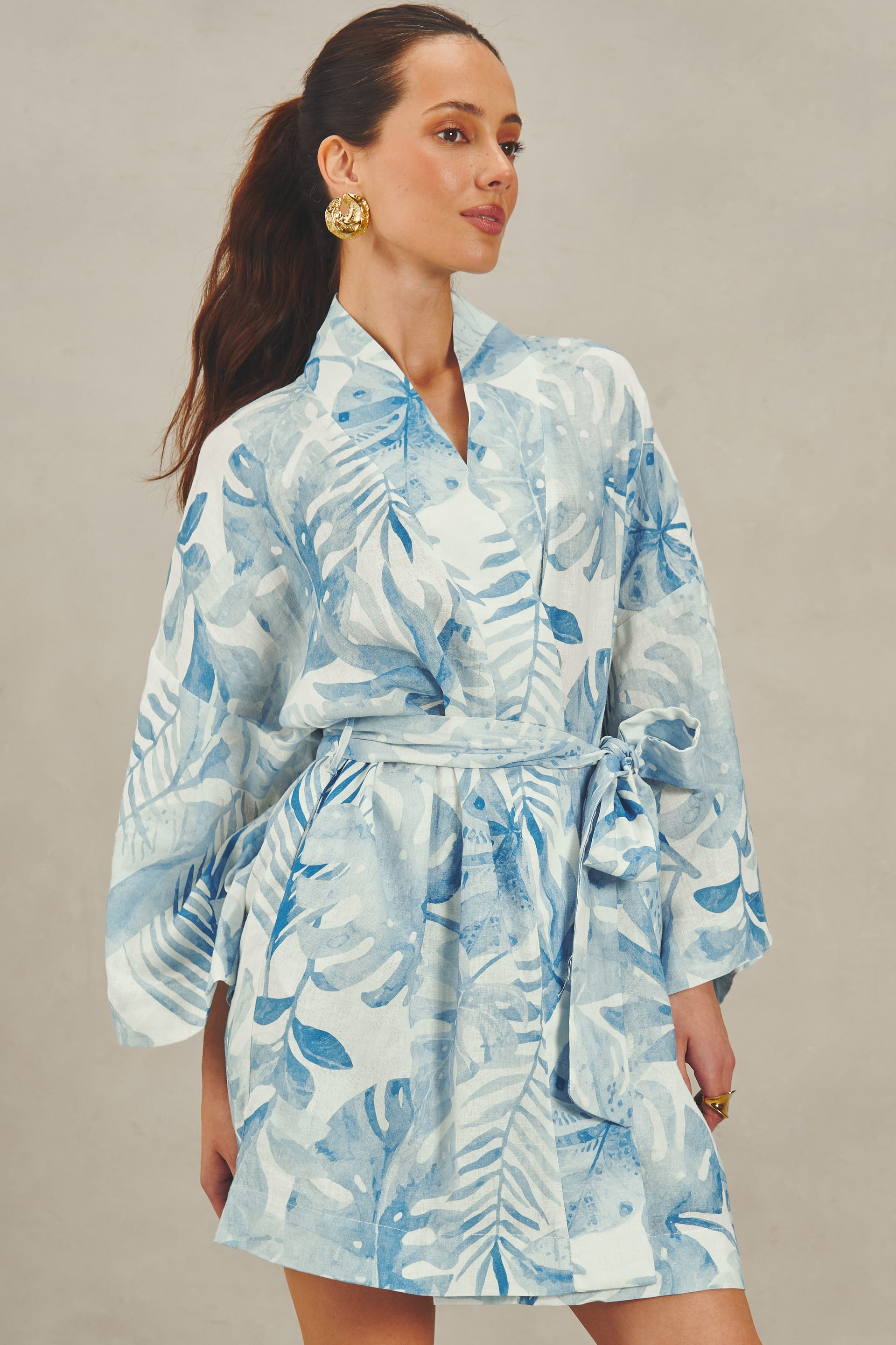 KIMONO BLUE JUNGLE