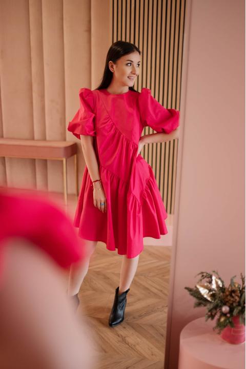 Sukienka MESS FUKSJA DRESS - Naree