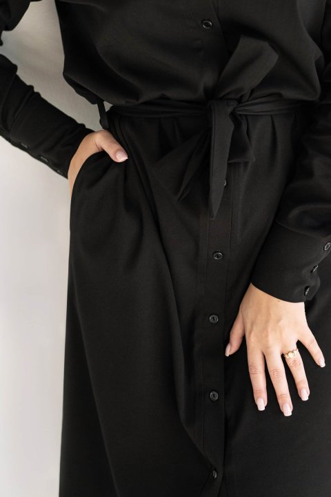 GISELLE BLACK DRESS - Naree