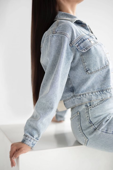 kurtka jeansowa damska krótka