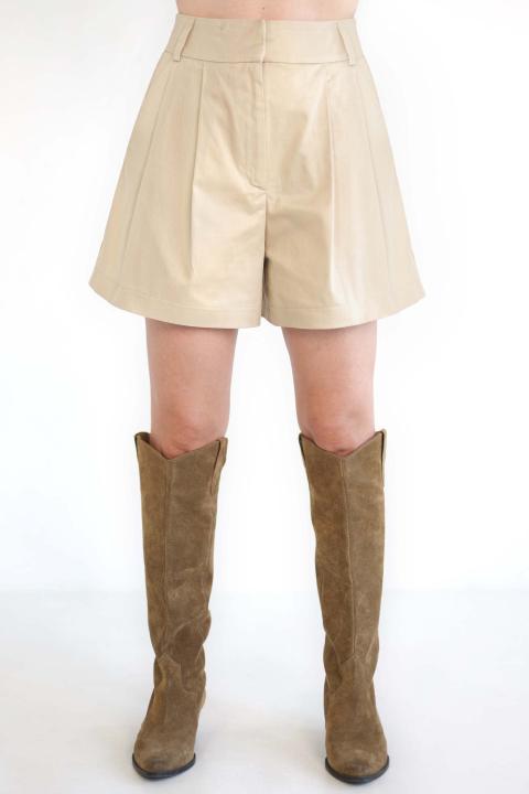 ISLA BEIGE SHORTS - Naree
