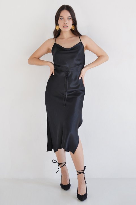 VERONA BLACK DRESS - Naree