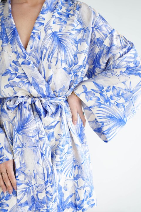 Kimono BLUE PAROT KIMONO - Naree