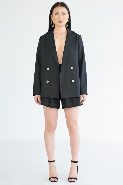 MARION BLACK BLAZER - Naree