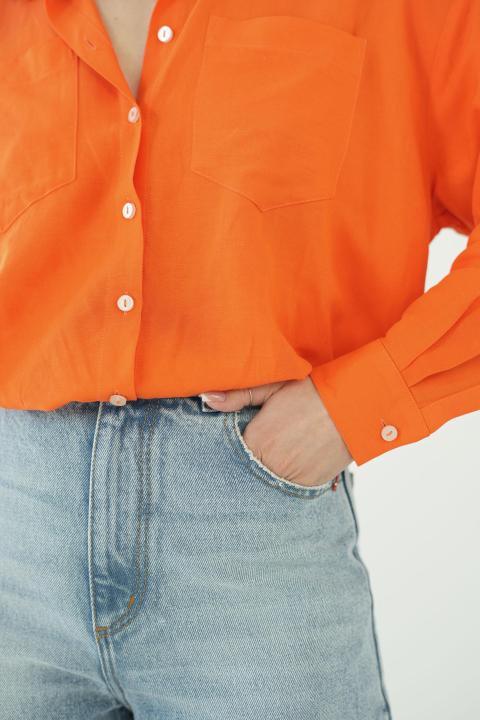 SABBIA MANDARINE SHIRT - Naree