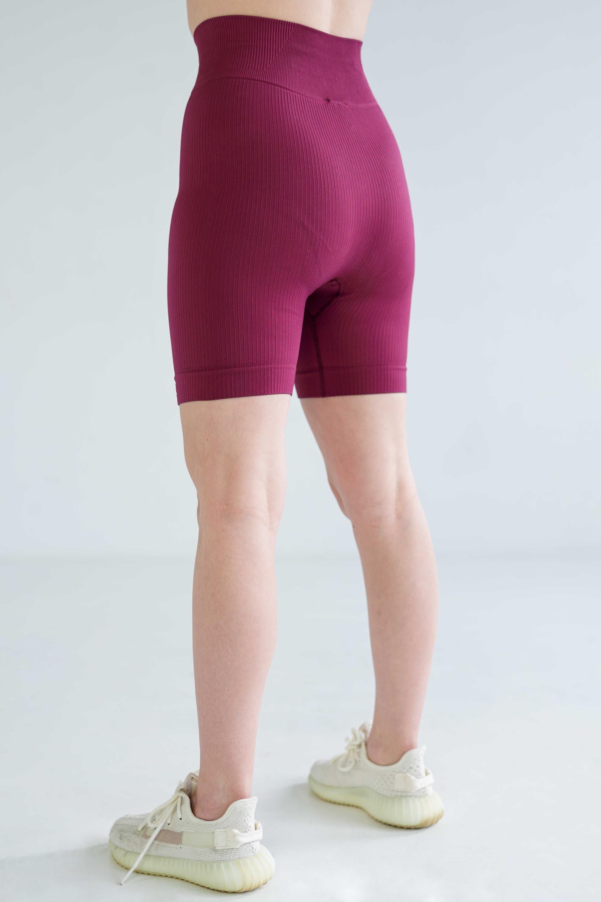 BIKER SHORTS MAROON