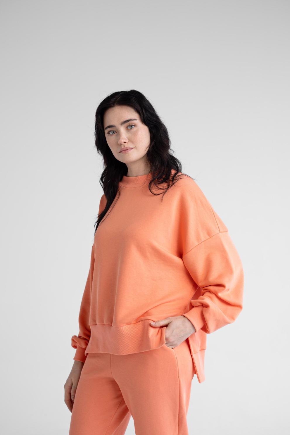 Peach sweatshirt outlet