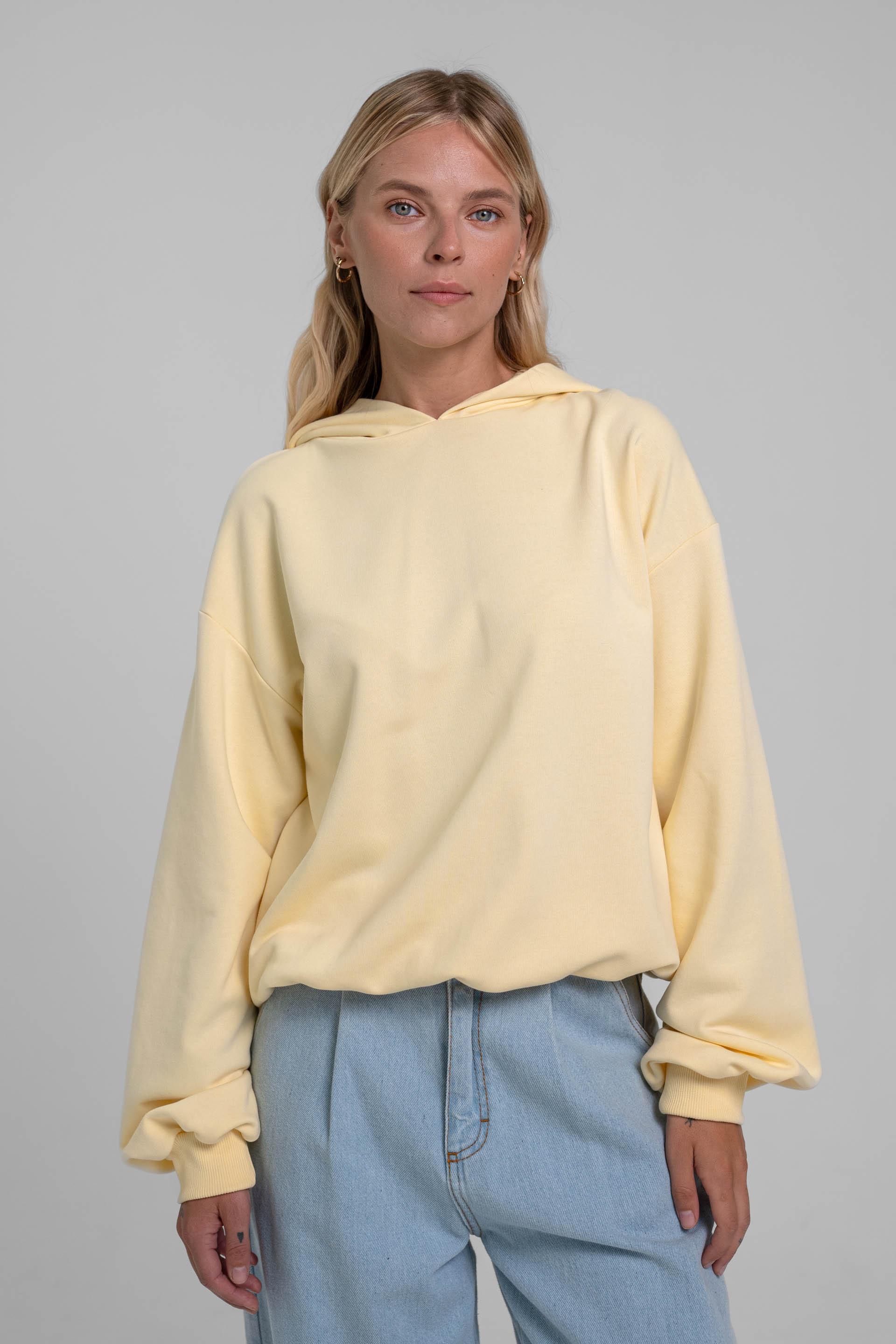 Light yellow hoodie hotsell