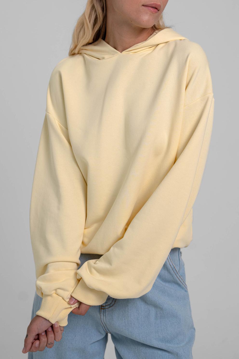 NissyブランドnaptimeプルオーバーSWEAT-LIGHT YELLOW
