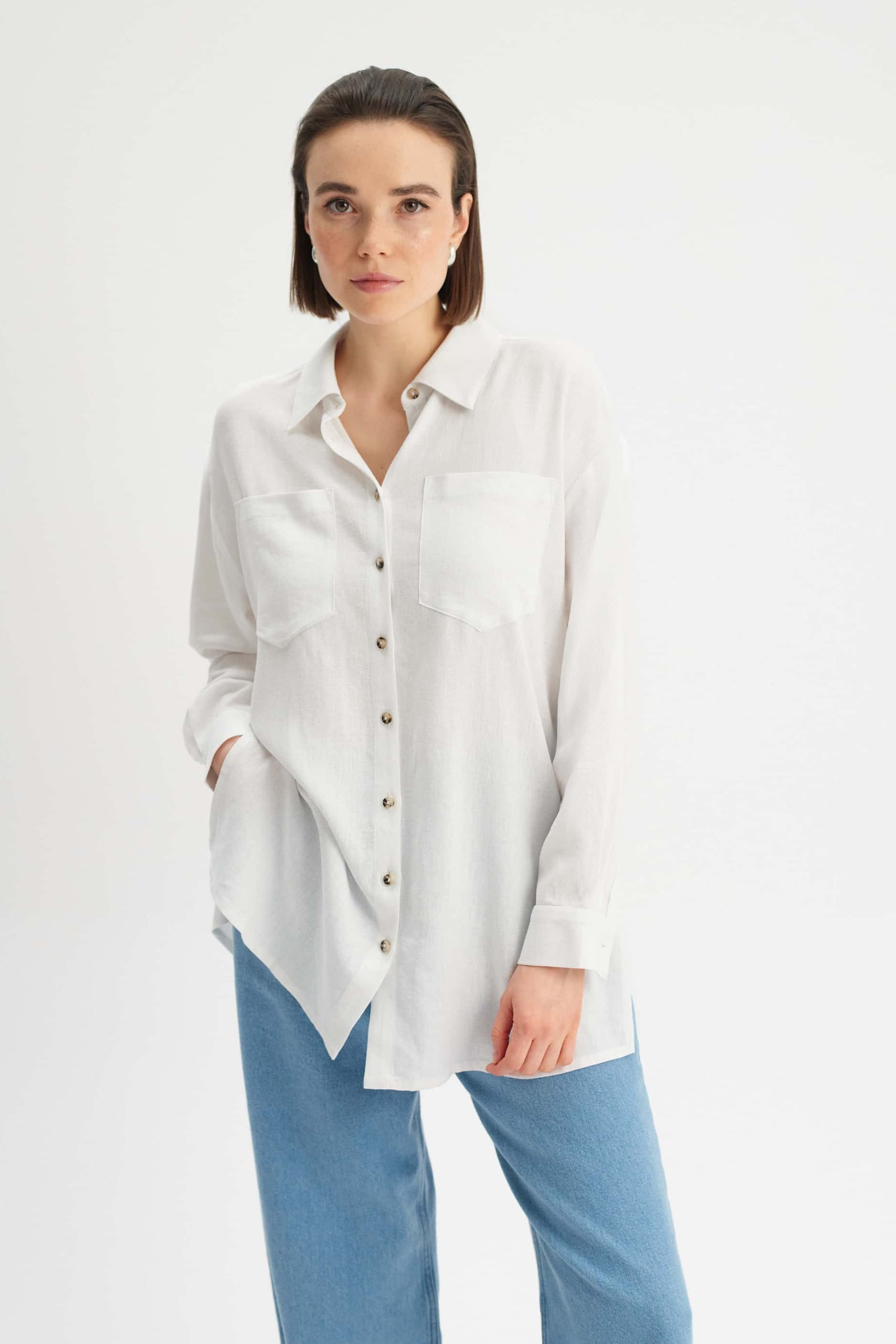 Jeansy damskie wide leg 