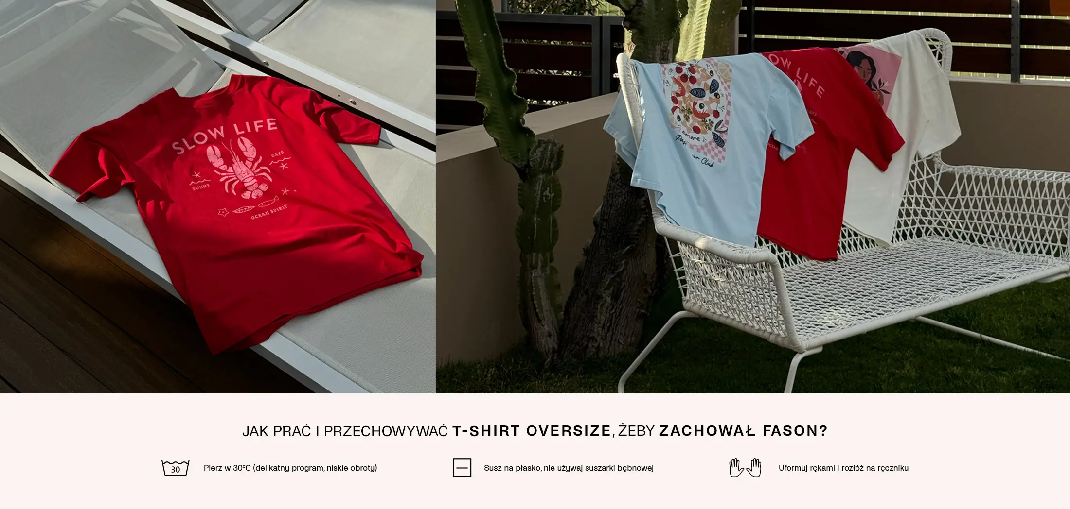 5 Jak prać i przechowywać t-shirty oversize?