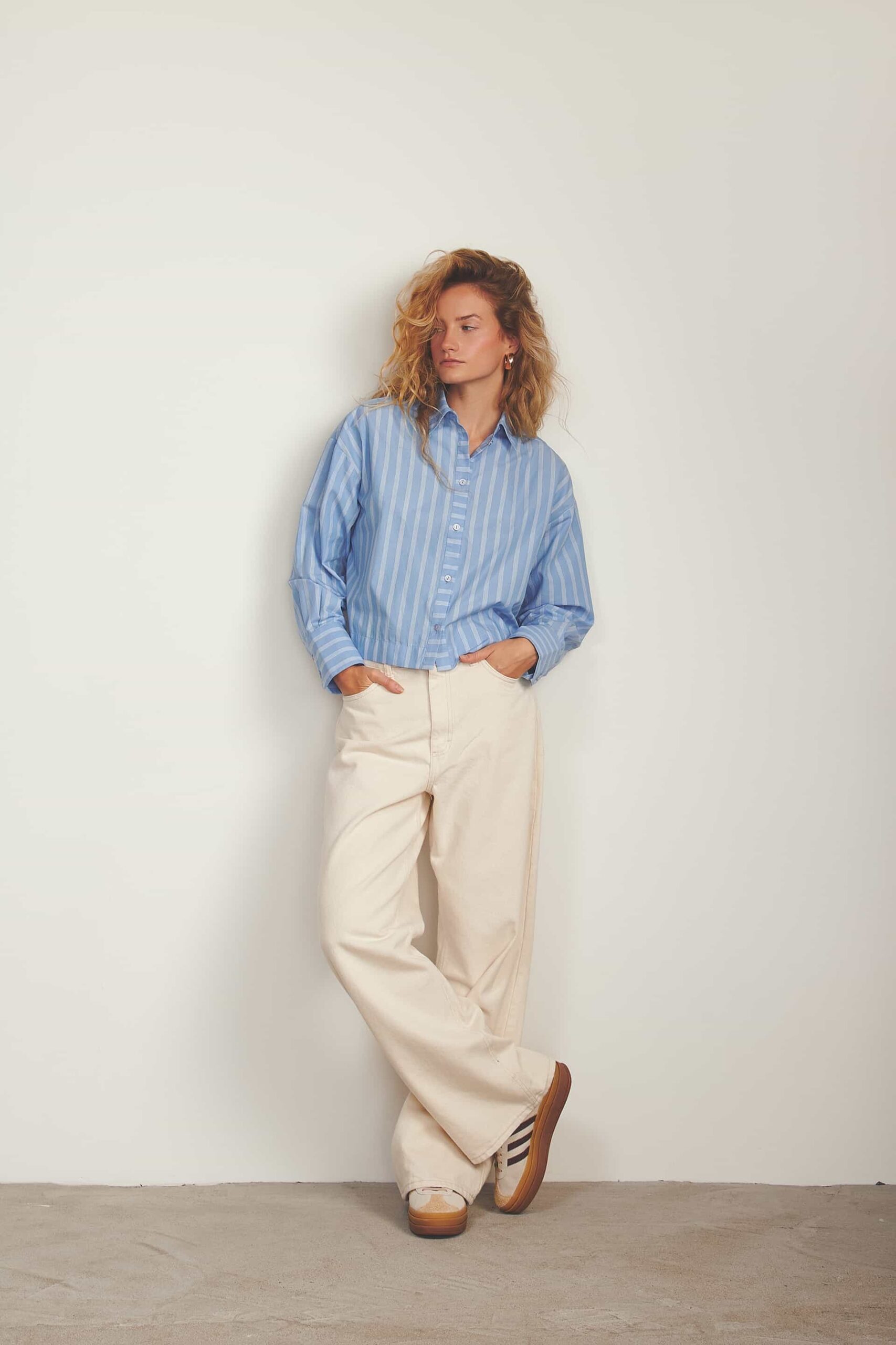 vanda cream spodnie dla wysokich kobiet 