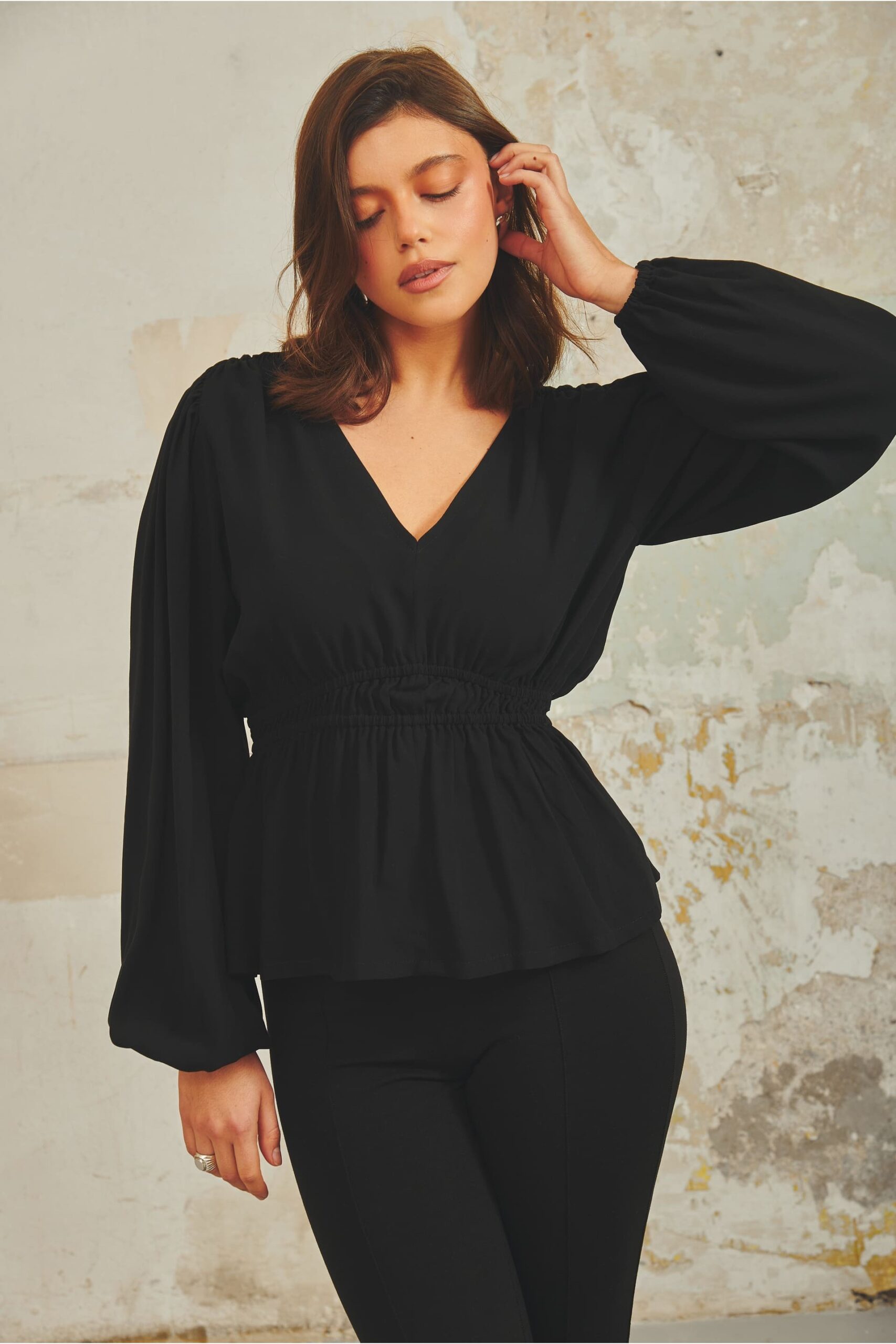 czarne bluzki damskie