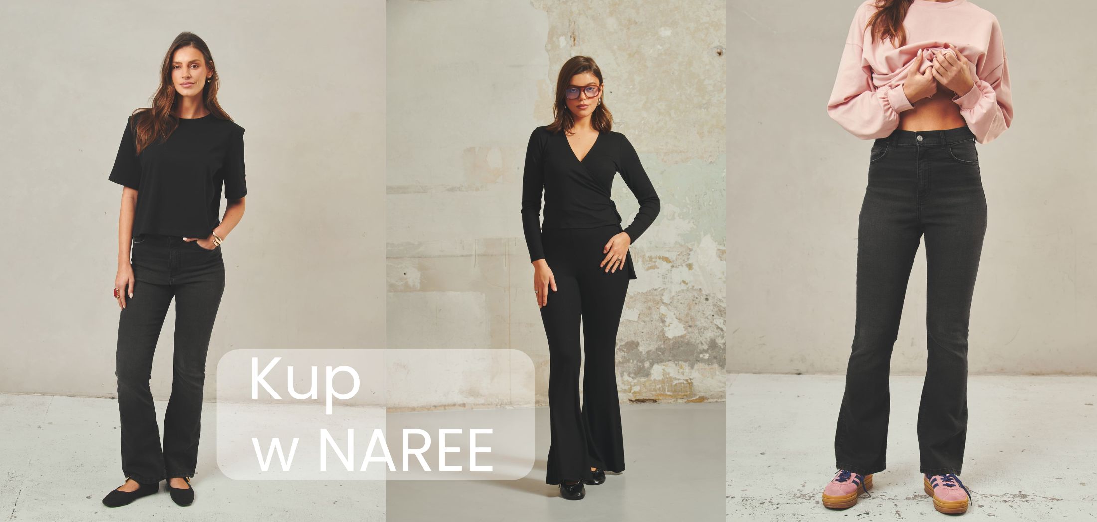 spodnie dzwony z czym nosić