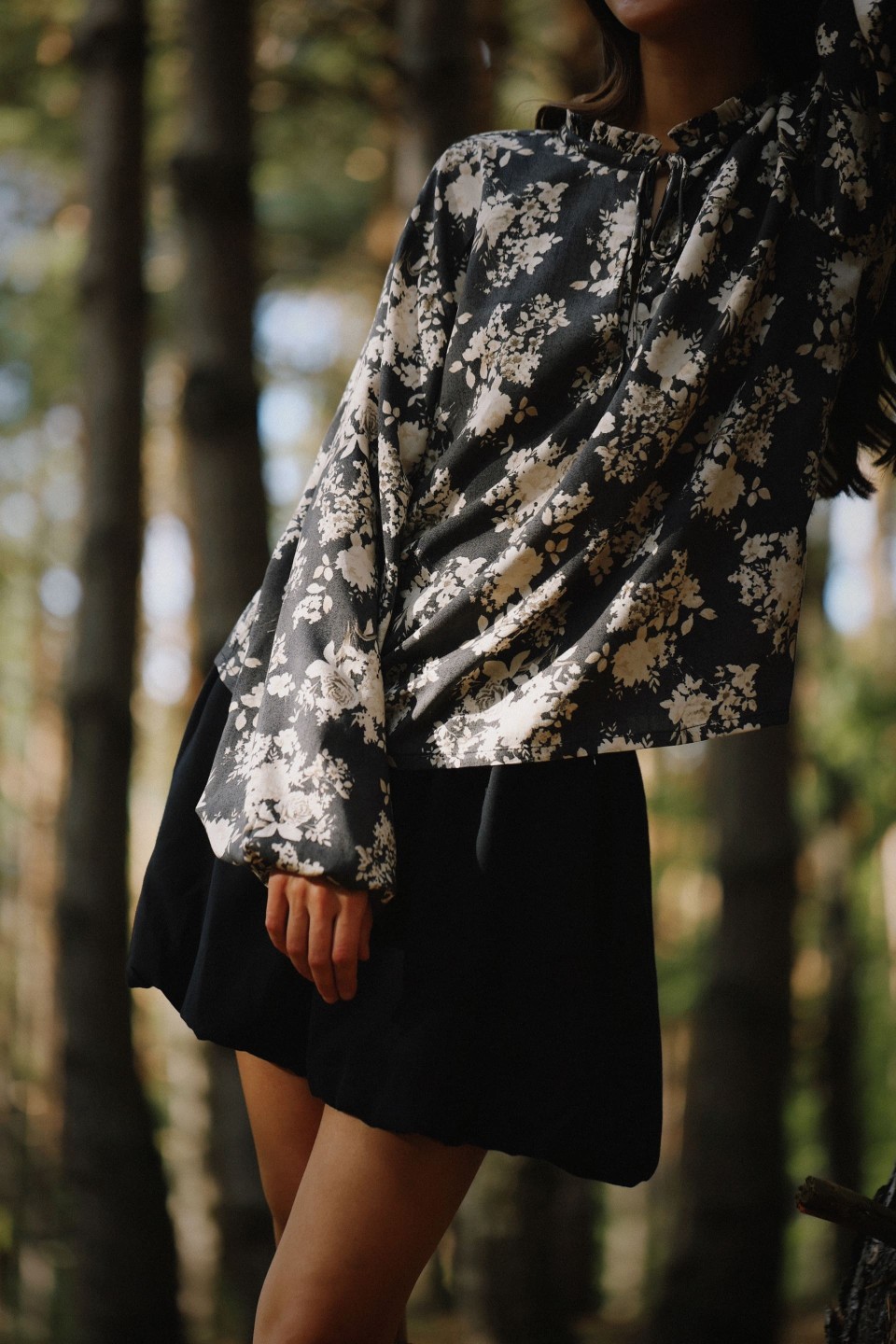 RENATE BEIGE ROSES (Rozmiar: S)