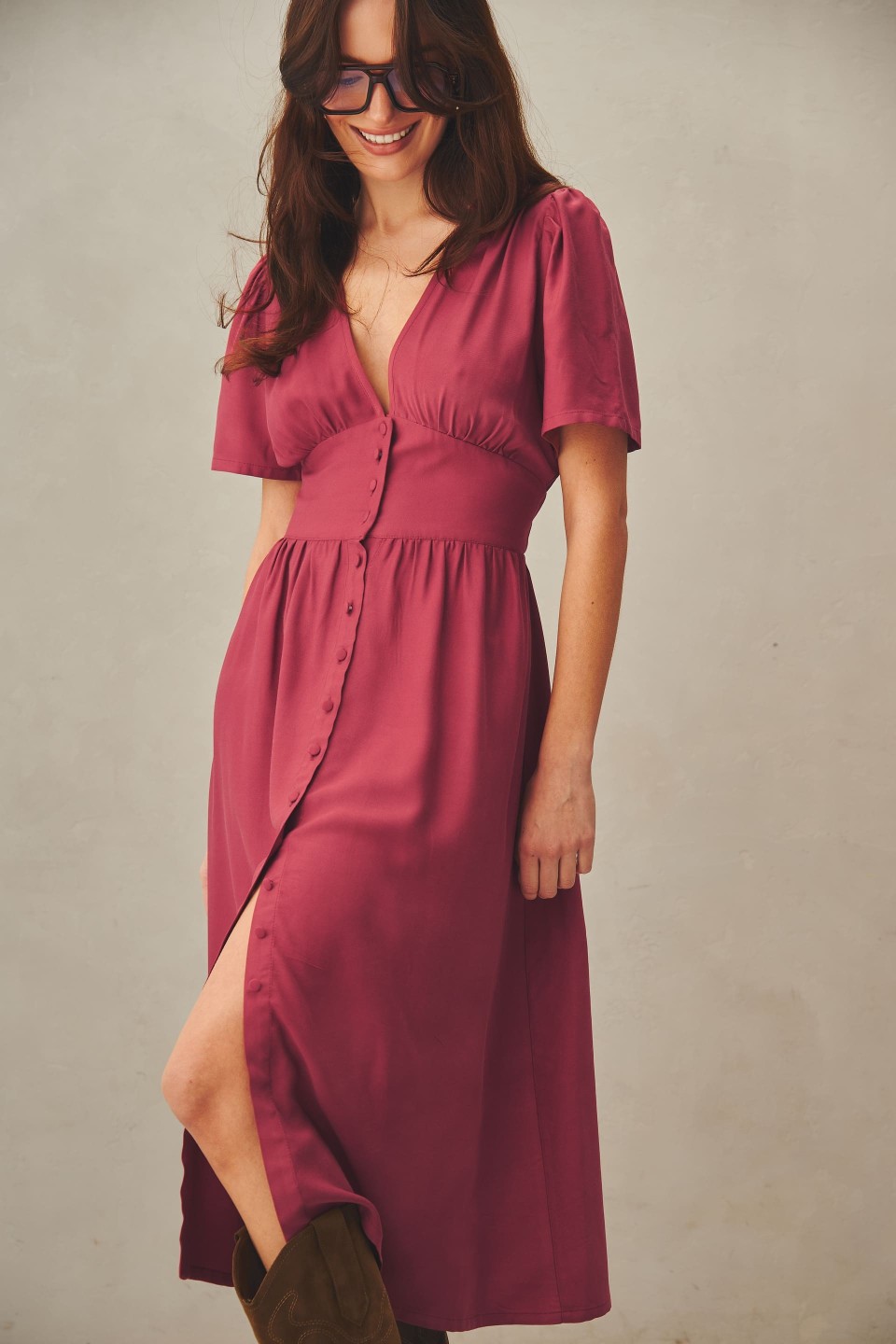 GRACE BURGUNDY (Rozmiar: XS)