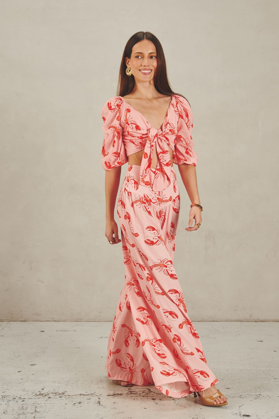 EMMI LOBSTERS ON PINK (Rozmiar: M)