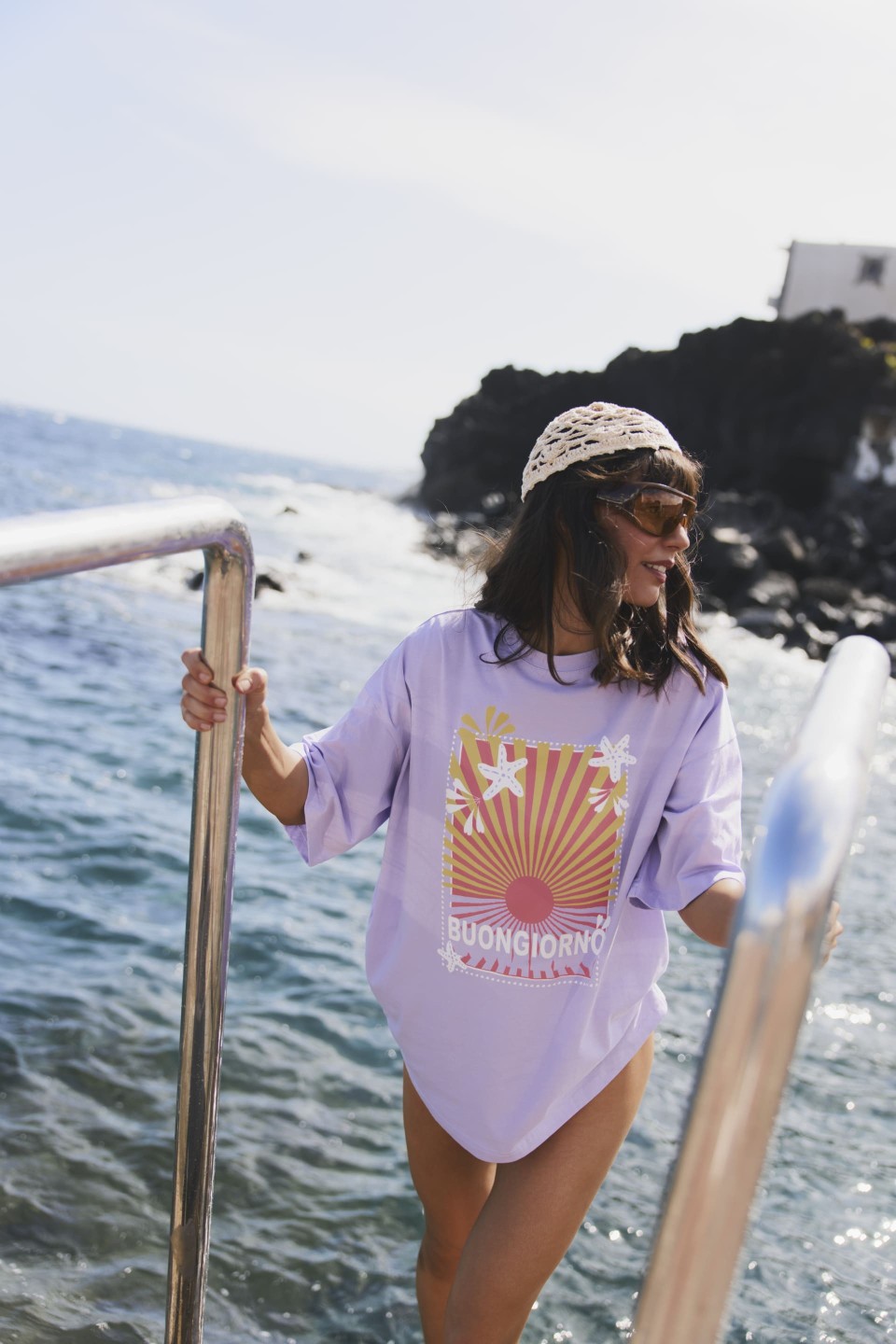 T-SHIRT OVERSIZE BUONGIORNO (Rozmiar: M)